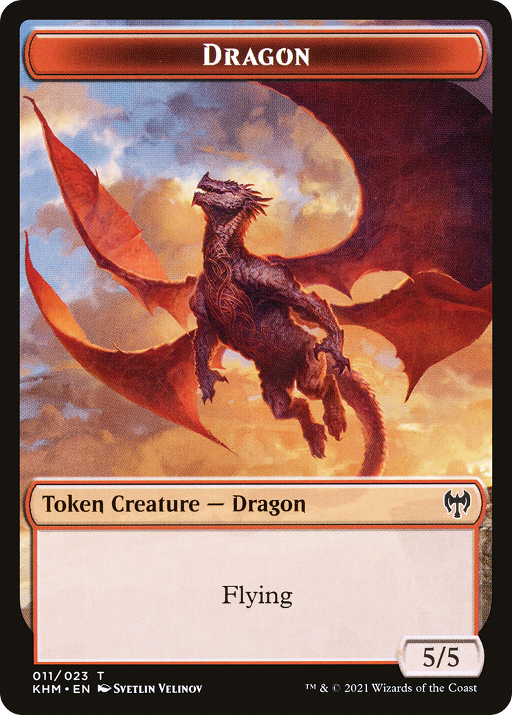 Dragon (TKHM-011) - Kaldheim Tokens Foil