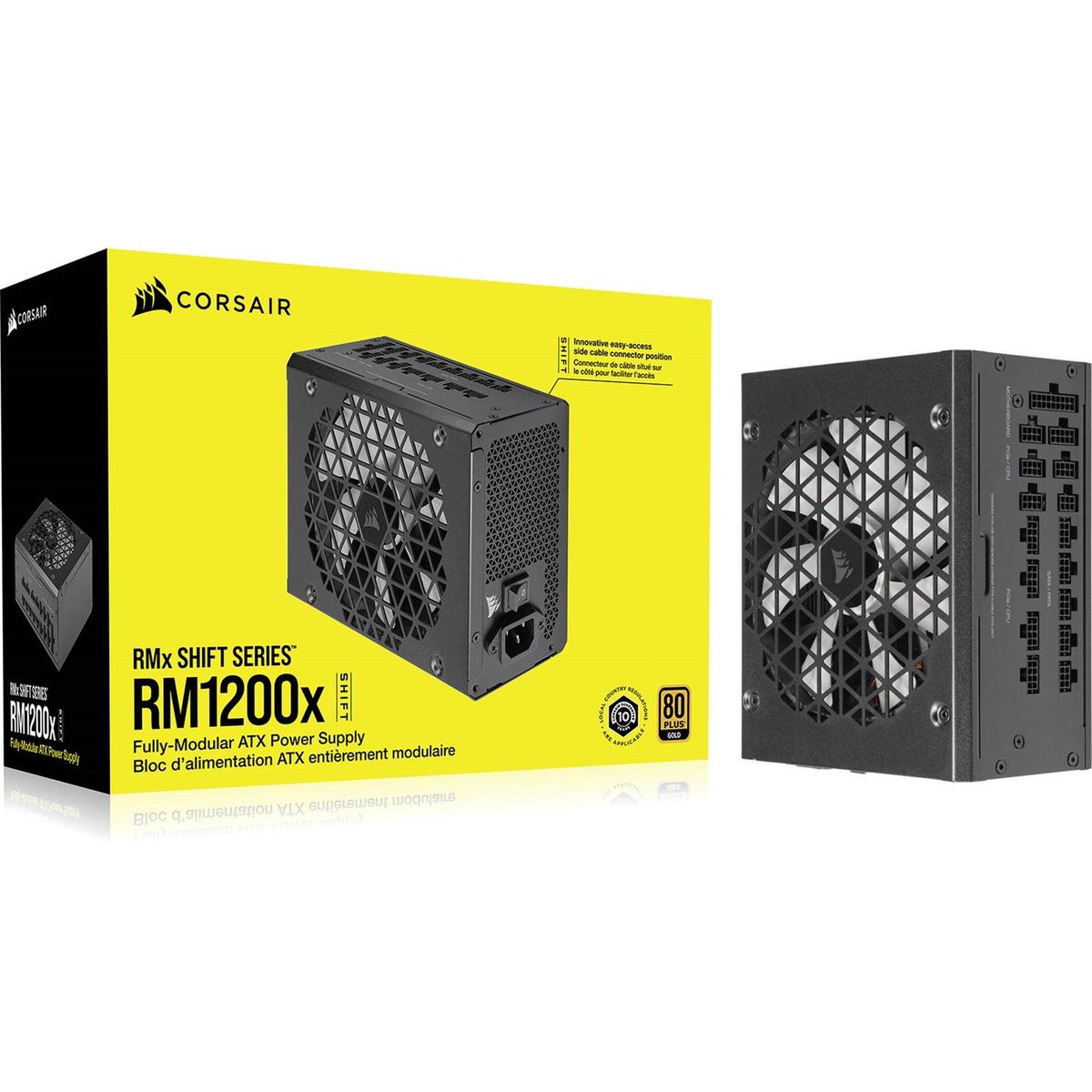 Corsair PS CP-9020254-NA RM1200x SHIFT 1200W 80+ Gold Fully Modular ATX
