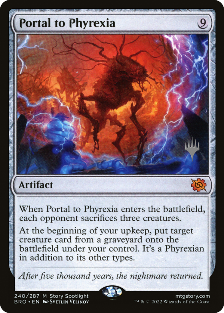 Portal to Phyrexia (PPBRO-240P) - The Brothers' War Promos