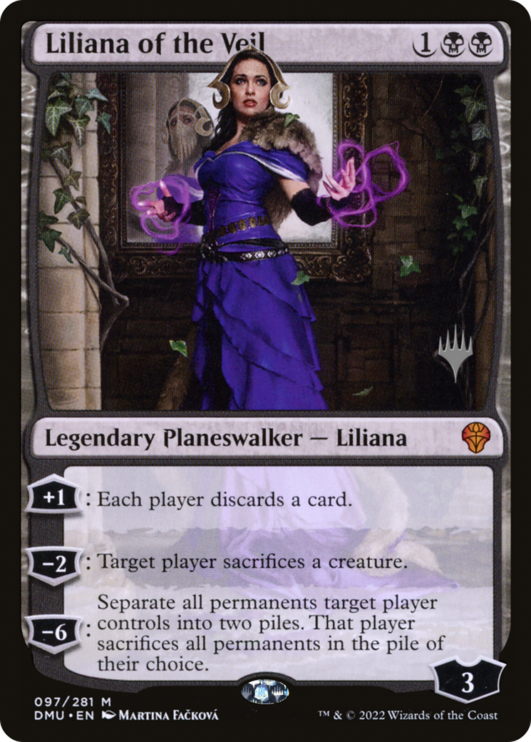 Liliana of the Veil (PPDMU-97P) - Dominaria United Promos
