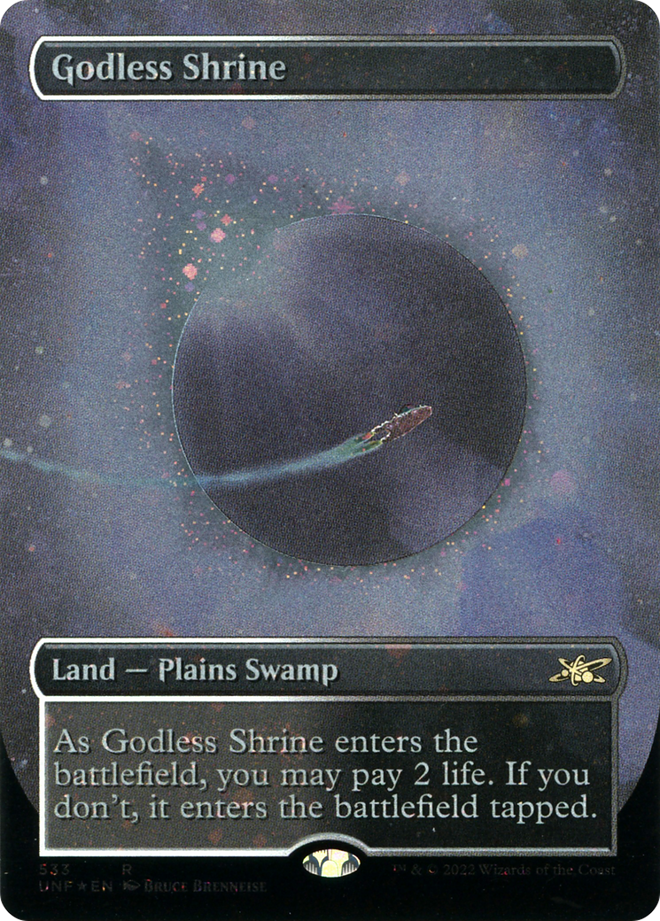 Godless Shrine (UNF-533) - Unfinity (Borderless) Foil