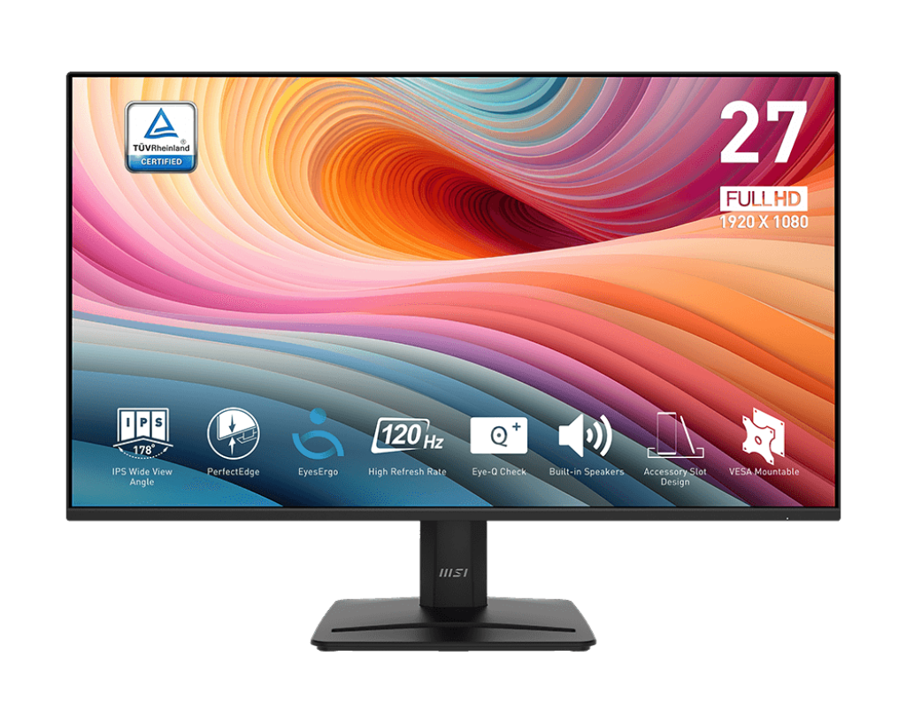 MSI PRO MP275 E2 27 IPS FHD 1920x1080 16:9 1ms 4ms 120Hz VGA HDMI DP SPK
