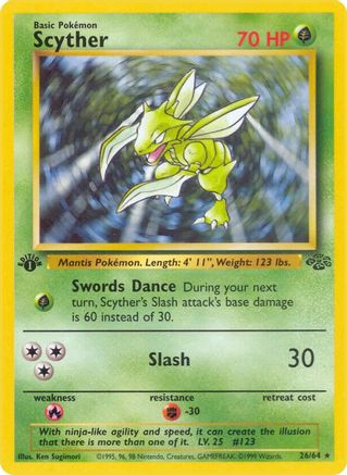 Scyther (26) 26/64 - Jungle Unlimited