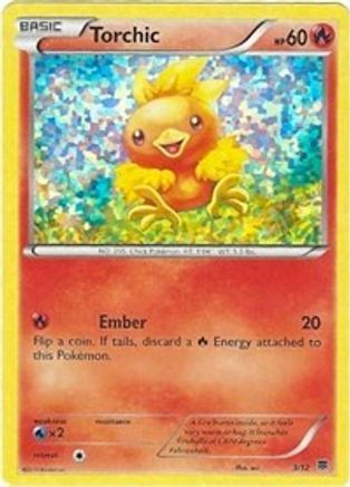 Torchic - 3/12 3/12 - McDonalds Promos 2015 Holofoil