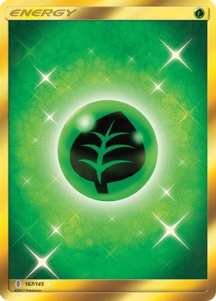 Grass Energy (Secret) 167/145 - SM Guardians Rising Holofoil