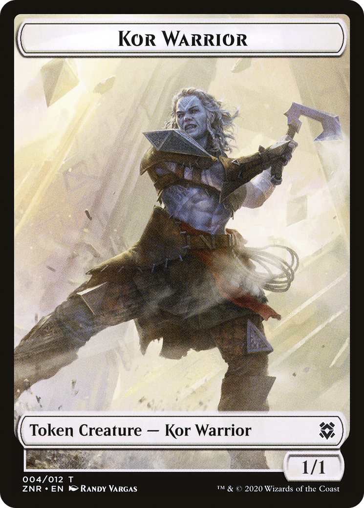 Kor Warrior (TZNR-004) - Zendikar Rising Tokens