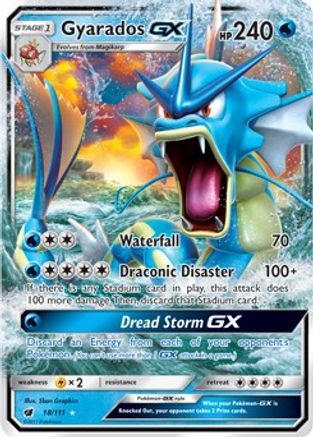 Gyarados GX 18/111 - SM Crimson Invasion Holofoil