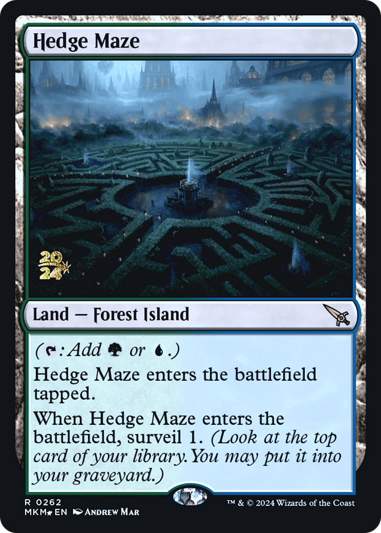 Hedge Maze (PRE-262S) - Murders at Karlov Manor Promos Foil