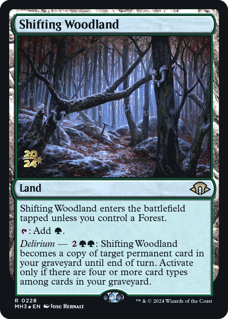 Shifting Woodland (PRE-228S) - Modern Horizons 3 Promos Foil