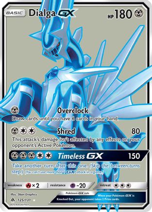 Dialga GX (Full Art) 125/131 - SM Forbidden Light Holofoil