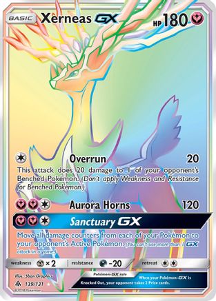 Xerneas GX (Secret) 139/131 - SM Forbidden Light Holofoil