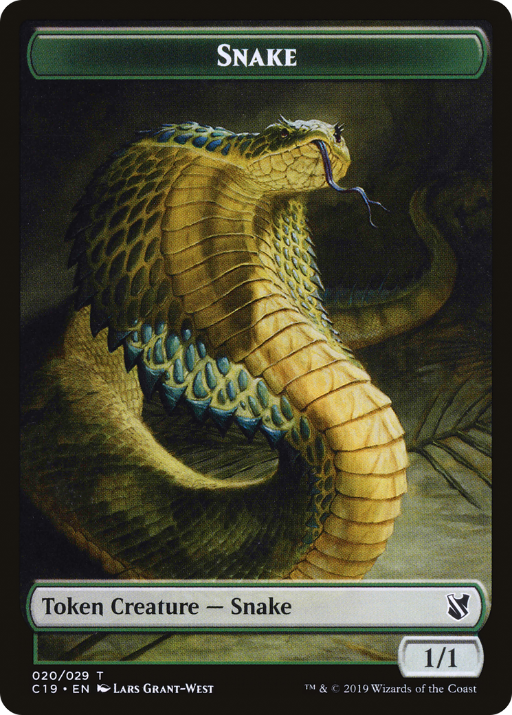 Snake (TC19-020) - Commander 2019 Tokens