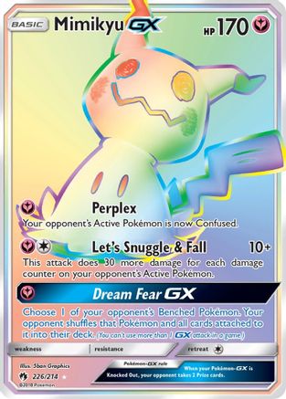 Mimikyu GX (Secret) 226/214 - SM Lost Thunder Holofoil