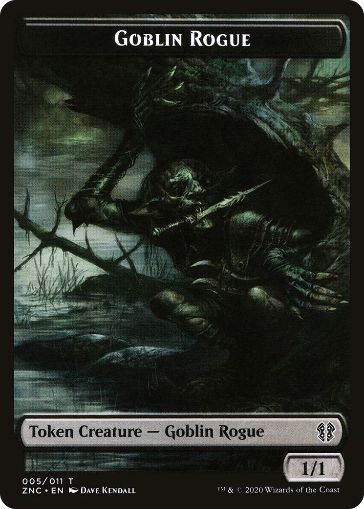 Goblin Rogue (TZNC-005) - Zendikar Rising Commander Tokens