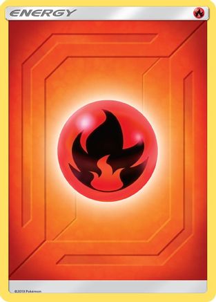 Fire Energy (2019 Unnumbered) - SM Team Up Reverse Holofoil
