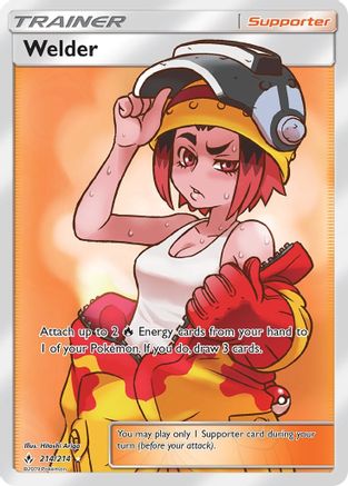 Welder (Full Art) 214/214 - SM Unbroken Bonds Holofoil