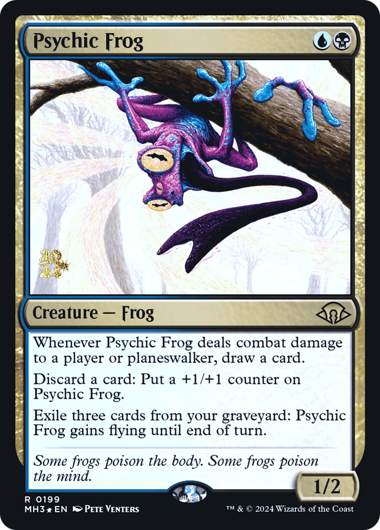 Psychic Frog (PRE-199S) - Modern Horizons 3 Promos Foil