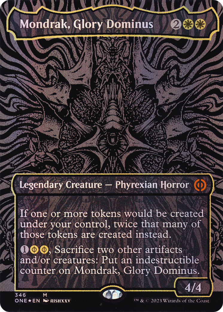 Mondrak, Glory Dominus (ONE-346) - Phyrexia: All Will Be One (Borderless) Foil