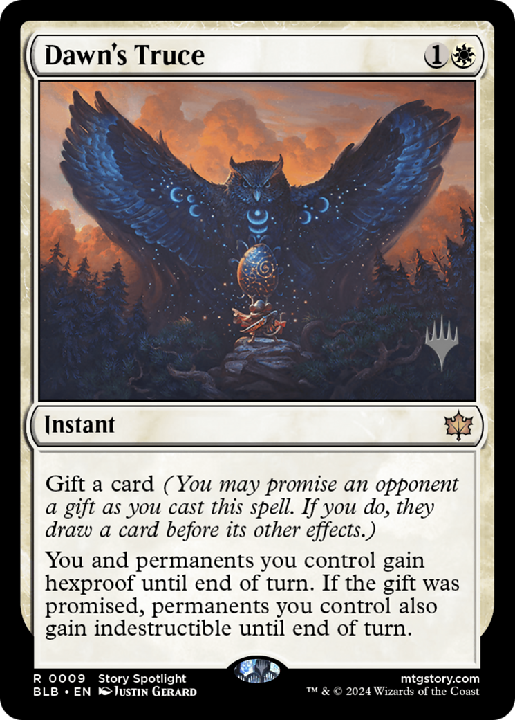 Dawn's Truce (PPBLB-09P) - Bloomburrow Promos