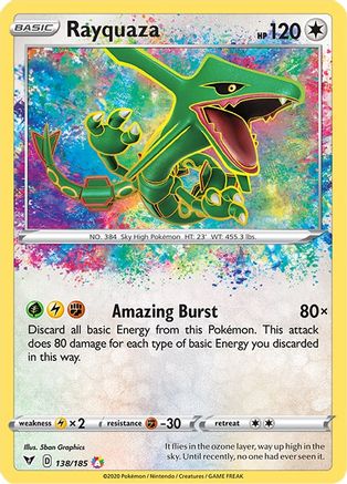 Rayquaza 138/185 - SWSH04 Vivid Voltage Holofoil
