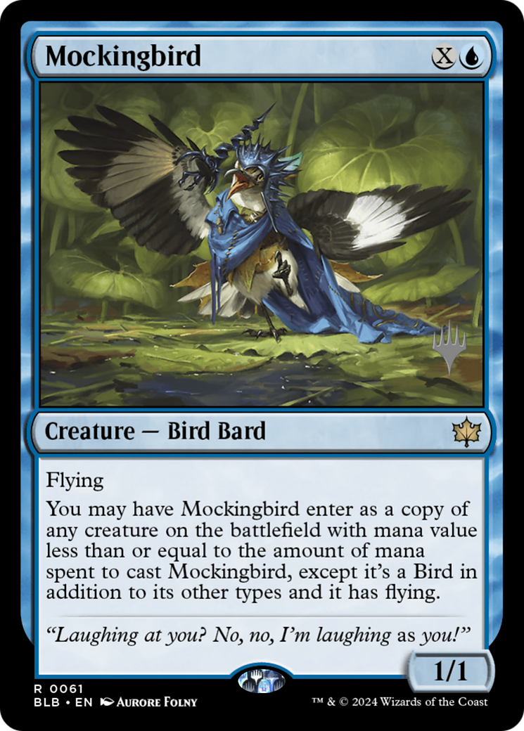 Mockingbird (PPBLB-61P) - Bloomburrow Promos Foil