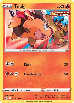 Tepig 23/163 - SWSH05 Battle Styles