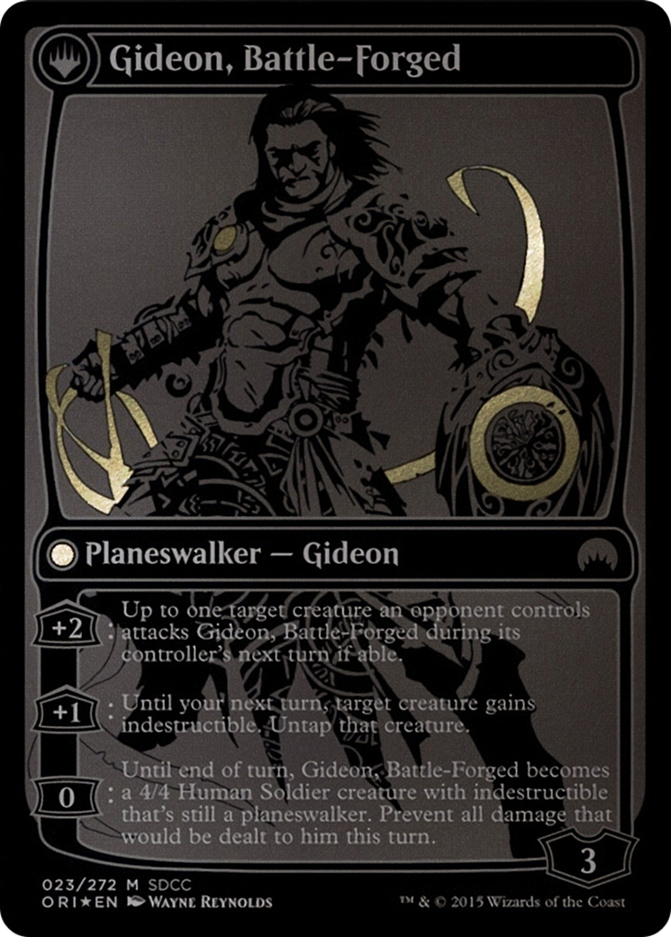 Kytheon, Hero of Akros // Gideon, Battle-Forged (PS15-023) - San Diego Comic-Con 2015: (originpwdfc) Foil