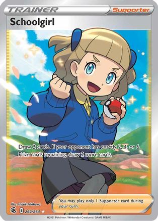 Schoolgirl (Full Art) 262/264 - SWSH08 Fusion Strike Holofoil