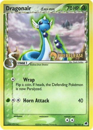 Dragonair (Delta Species) - 28/101 (Prerelease) 28 - Nintendo Promos