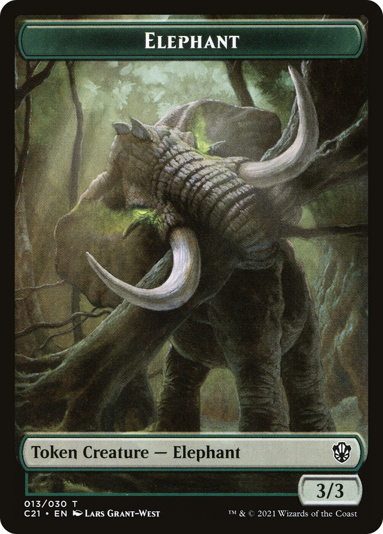 Elephant (TC21-013) - Commander 2021 Tokens