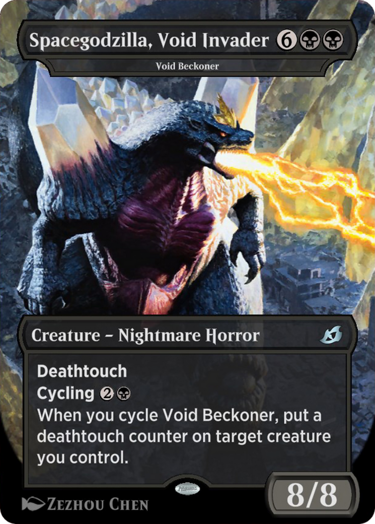 Void Beckoner (IKO-373A) - Ikoria: Lair of Behemoths / Spacegodzilla, Void Invader (Borderless)