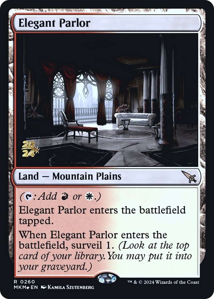 Elegant Parlor (PRE-260S) - Murders at Karlov Manor Promos Foil