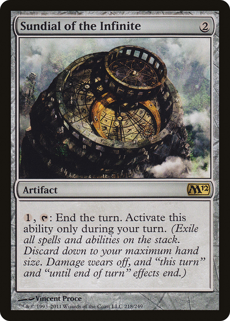 Sundial of the Infinite (M12-218) - Magic 2012 Foil
