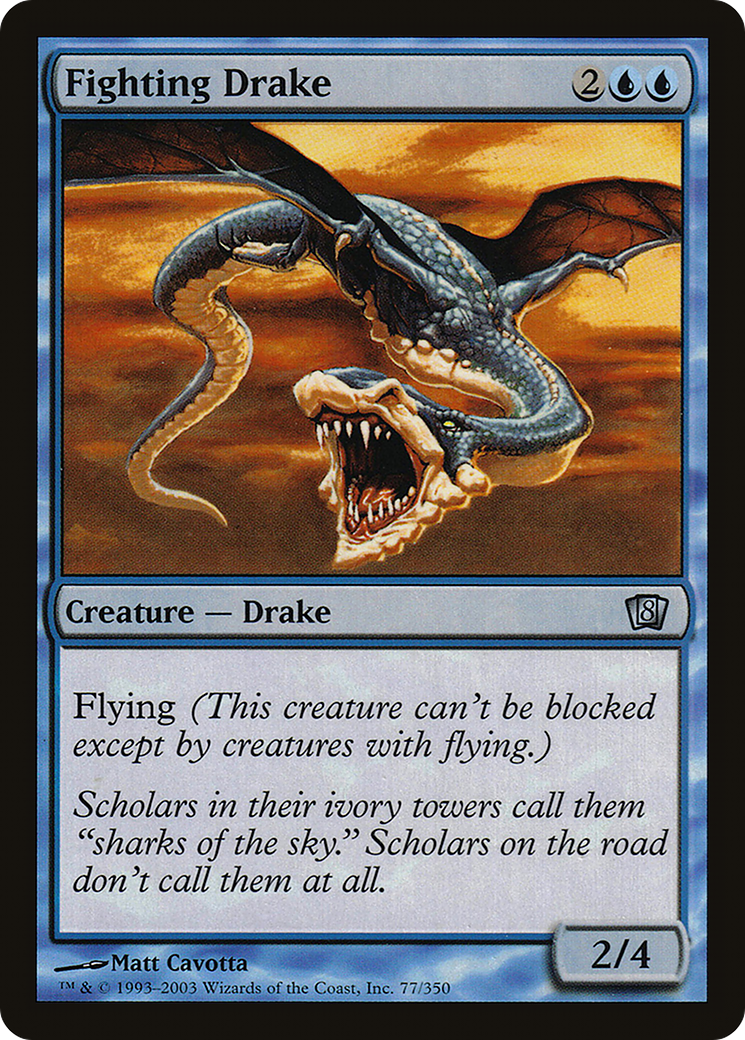 Fighting Drake (8ED-77★) - Eighth Edition Foil