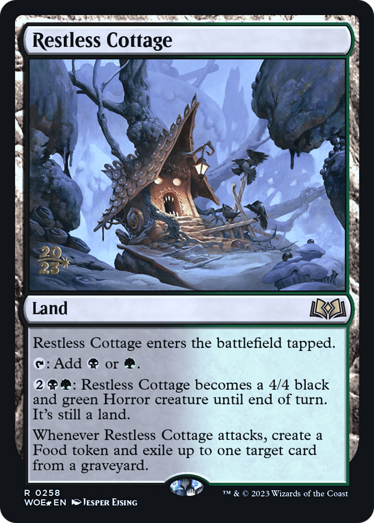 Restless Cottage (PRE-258S) - Wilds of Eldraine Promos Foil