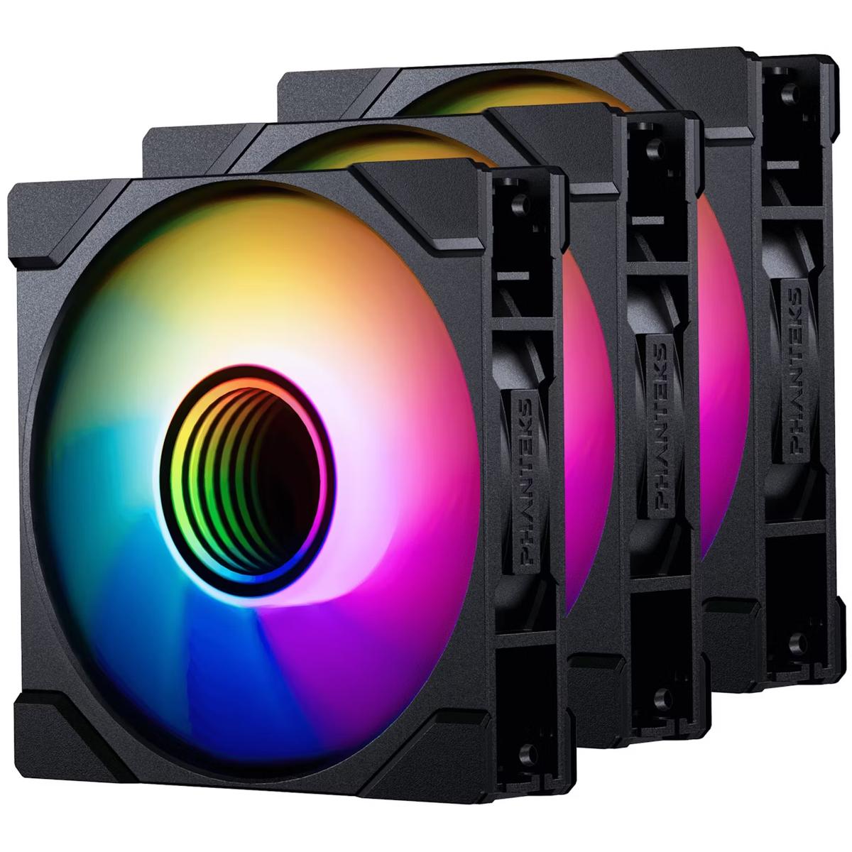 Phanteks Fan PH-F120M25R_G2_DBK01_3P M25-120 Gen2 Reversed Blade Triple Pack