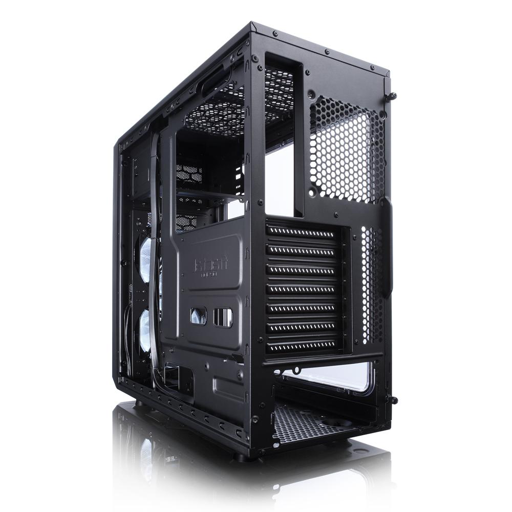 Fractal Design FD-CA-FOCUS-BK-W Focus G Black Window ATX mATX ITX