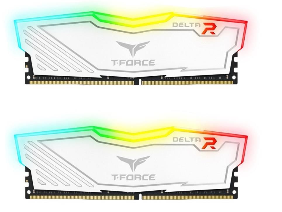 TEAMGROUP ME TF4D416G3600HC18JDC01 DELTA RGB 2x8GB DR4 3600MHz CL18 UDIMM WHT