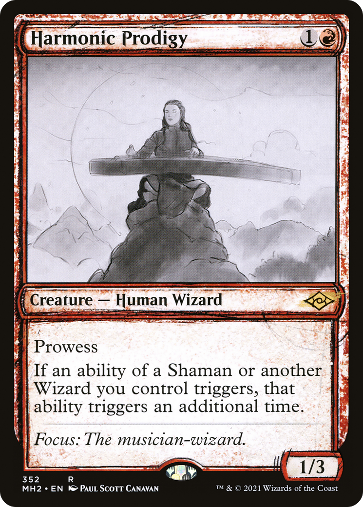 Harmonic Prodigy (MH2-352) - Modern Horizons 2: (Showcase)