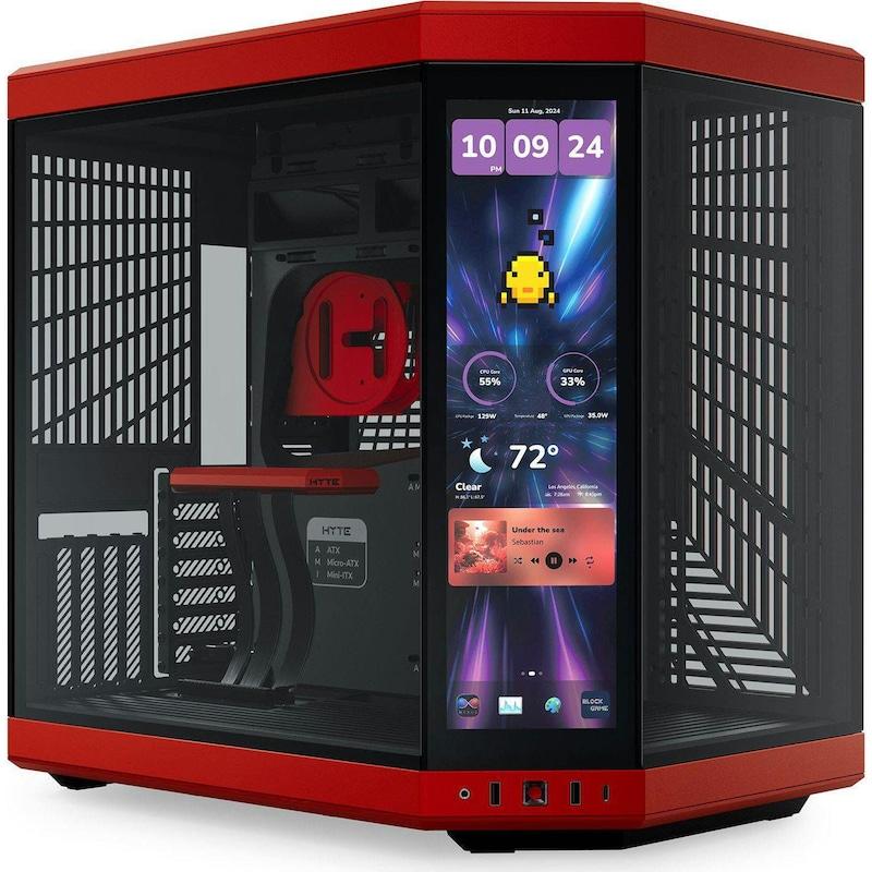 HYTE CS-HYTE-Y70TTI-RB Y70 touch infinite mTower ATX TG Black Cherry