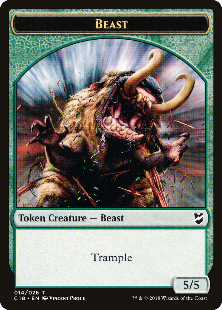 Beast (TC18-014) - Commander 2018 Tokens