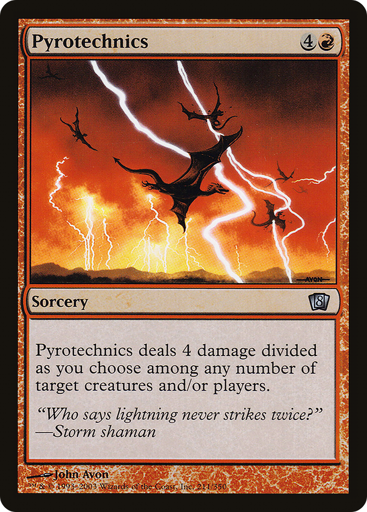 Pyrotechnics (8ED-211★) - Eighth Edition Foil