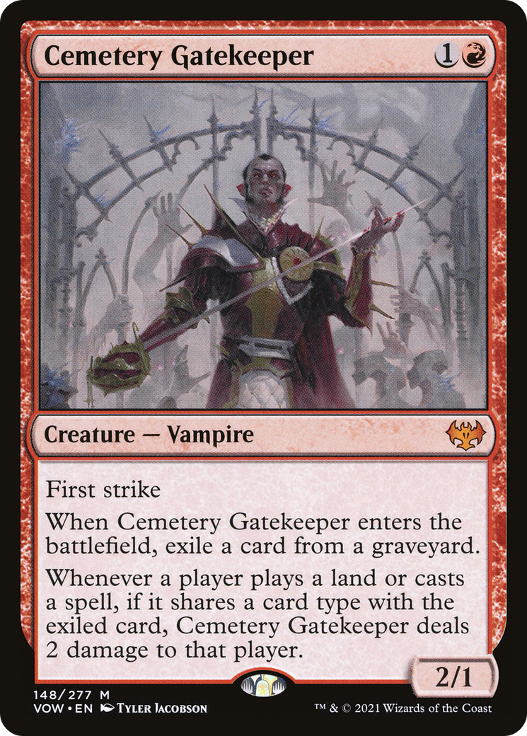 Cemetery Gatekeeper (VOW-148) - Innistrad: Crimson Vow Foil