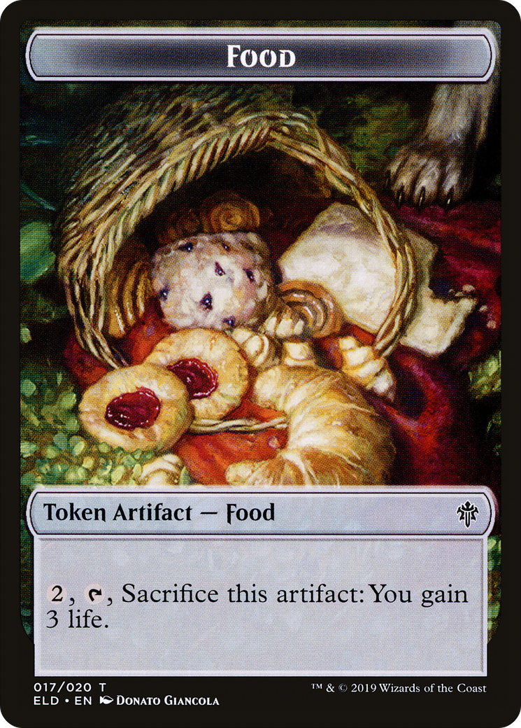 Food (TELD-017) - Throne of Eldraine Tokens Foil