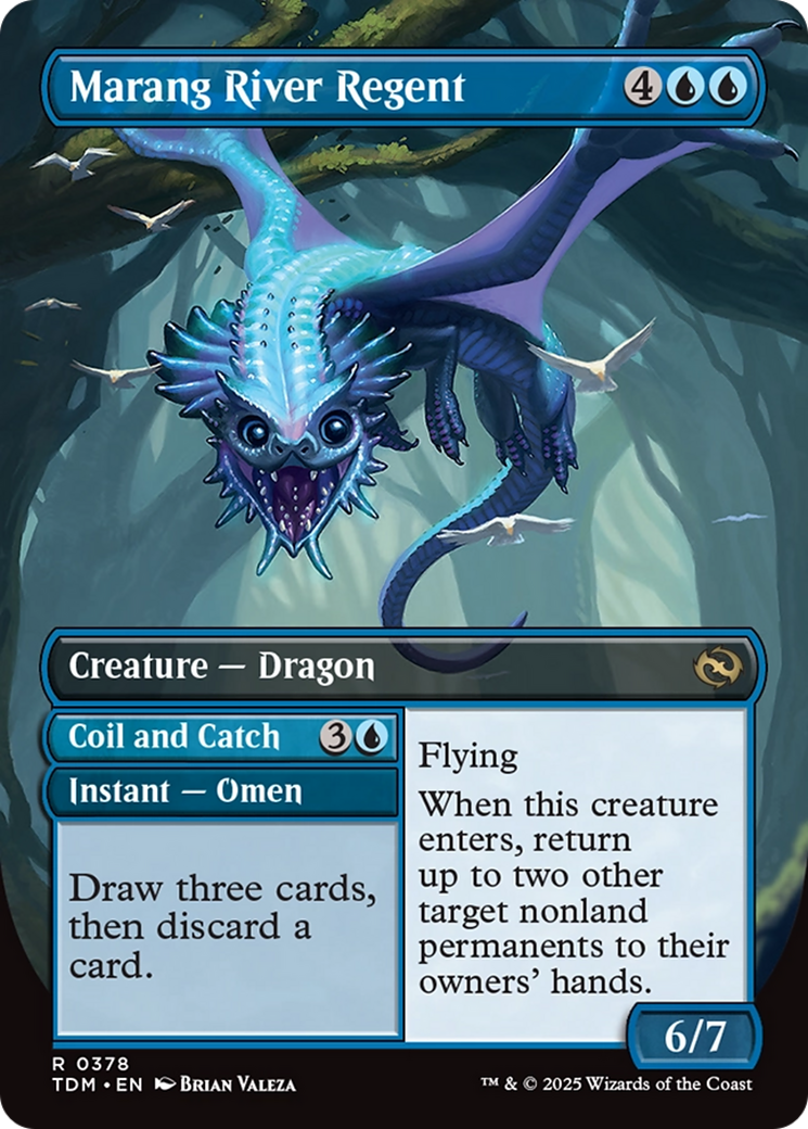 Marang River Regent (Borderless) (TDM-378) - Tarkir: Dragonstorm (Borderless)