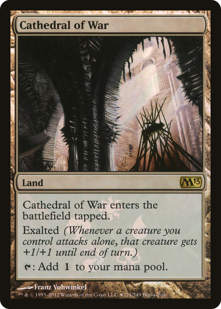 Cathedral of War (BABP-221) - Magic 2013 Promos Foil
