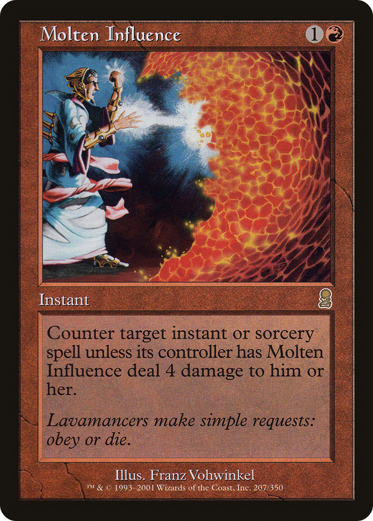 Molten Influence (ODY-207) - Odyssey Foil
