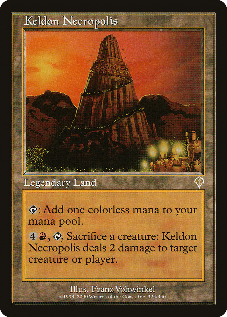 Keldon Necropolis (INV-325) - Invasion Foil