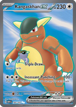Kangaskhan ex - 190/165 190 - SV Scarlet & Violet 151 Holofoil