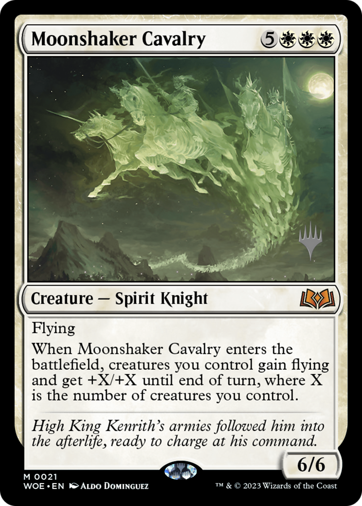 Moonshaker Cavalry (PPWOE-21P) - Wilds of Eldraine Promos Foil